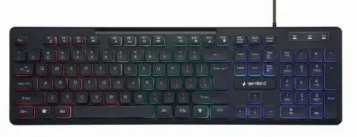 Tastatura Gembird KB-UML-02, Wired, UBB (Negru)