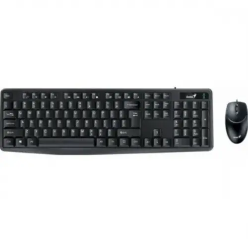 Kit tastatura si mouse Genius KM-170 USB, Wired (Negru)