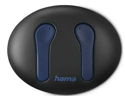 Casti True Wireless Hama Spirit Unchained, Bluetooth, Microfon (Negru/Albastru)