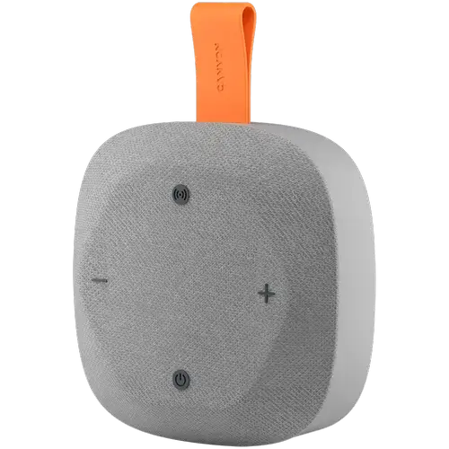 Boxa portabila CANYON HEXAGON 10, 8 W, Bluetooth, Hands-Free, Microfon, Functie TWS, IPX5 (Gri/Portocaliu)
