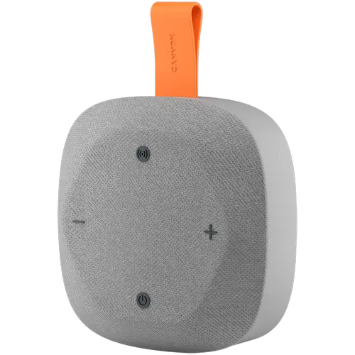 Boxa portabila CANYON HEXAGON 10, 8 W, Bluetooth, Hands-Free, Microfon, Functie TWS, IPX5 (Gri/Portocaliu)