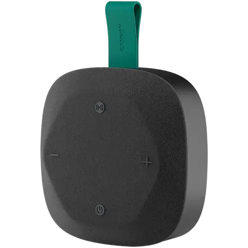 Boxa portabila CANYON HEXAGON 10, 8 W, Bluetooth, Hands-Free, Microfon, Functie TWS, IPX5 (Negru/Verde)
