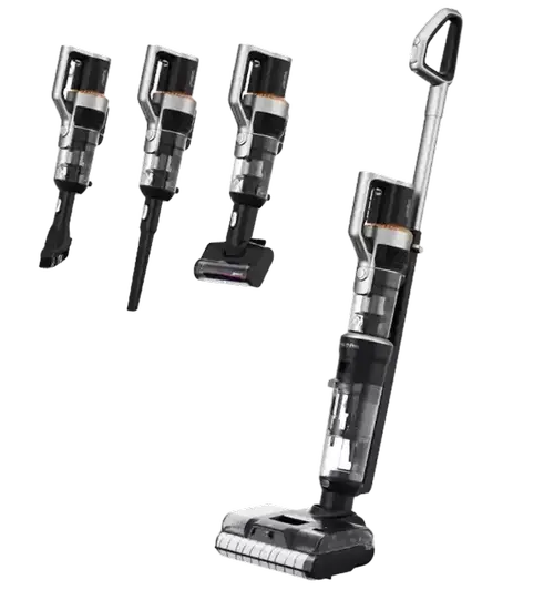 Aspirator vertical Jimmmy HW11PRO 4 in 1, 420 W, Autonomie 75/40 minute, Filtru HEPA, IPX8 (Negru/Argintiu)