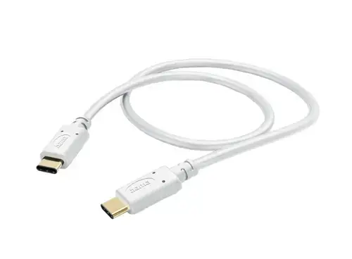 Cablu de date Hama 201592, USB-C - USB-C, 1.5m (Alb)