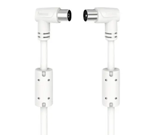 Cablu Hama 205058, 5 m, 90 dB (Alb)