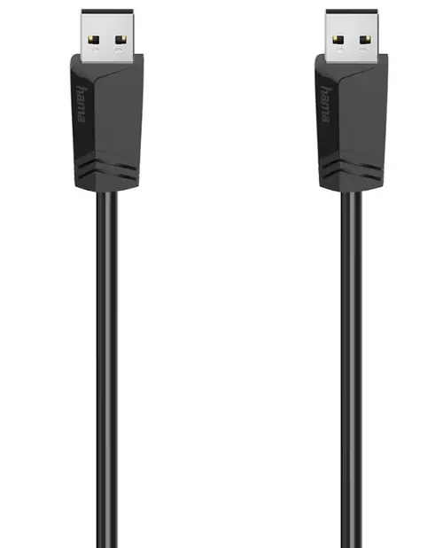 Cablu Hama 200601, USB A - USB A, 1.5m (Negru)