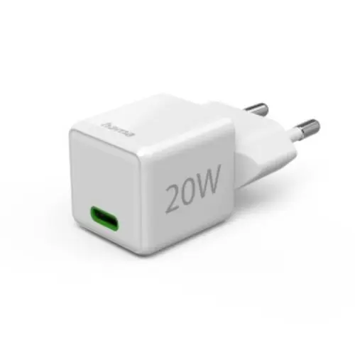 Incarcator Hama 201980, USB-C, PD, 20W (Alb)