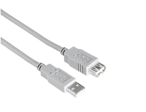 Cablu de extensie Hama 200905, USB A, 1.5m (Gri)
