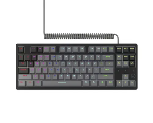 Tastatura Lorgar Azar 514TKL, Wired RGB (Negru/Gri)