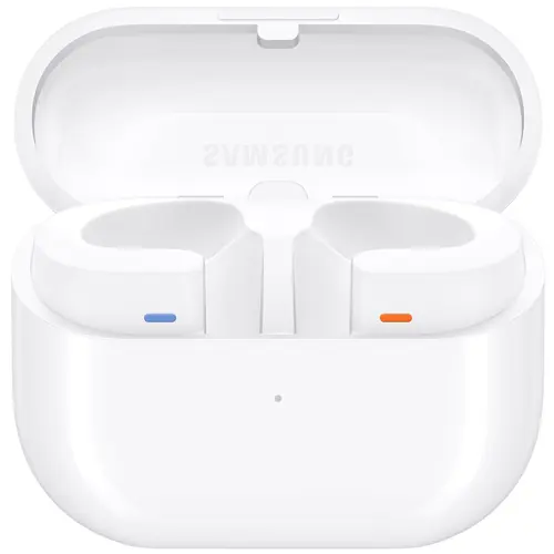 Carcasa incarcare casti Samsung EP-QR530CWEGWW pentru Galaxy Buds 3 (Alb)