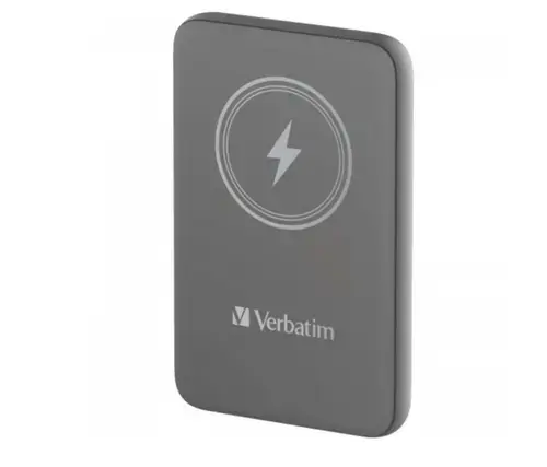 Baterie portabila Verbatim Charge'n'Go 32249, 10000mAh, Wireless (Gri)