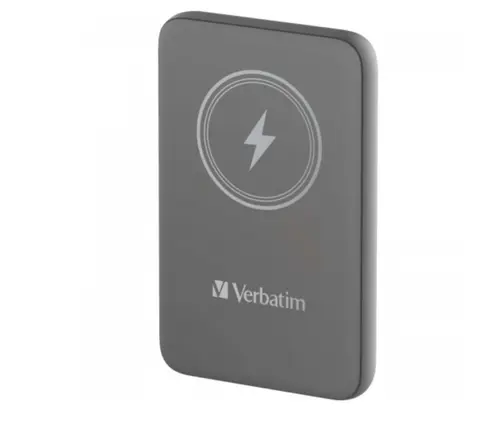 Baterie portabila Verbatim Charge'n'Go 32249, 10000mAh, Wireless (Gri)