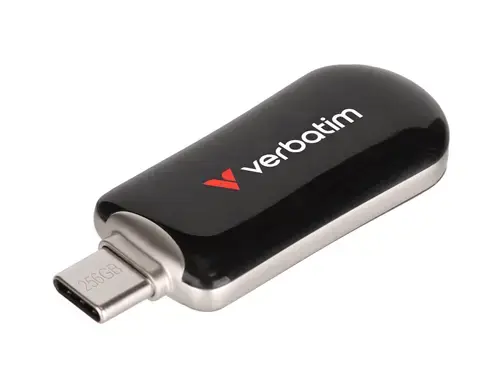 Stick USB Verbatim Plectra 30226, 256GB, USB-C (Negru)