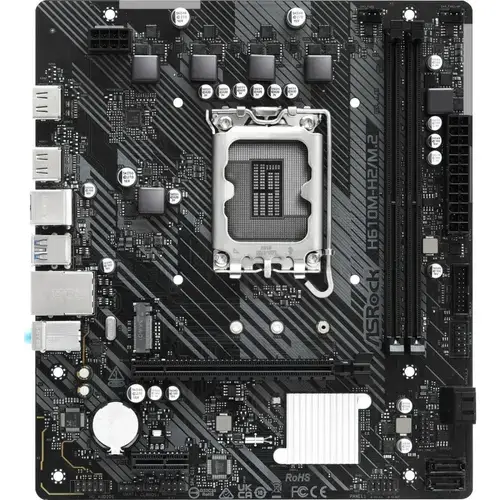 Placa de baza ASRock H610M-H2/M.2 DDR4, Intel H610, LGA 1700, mATX