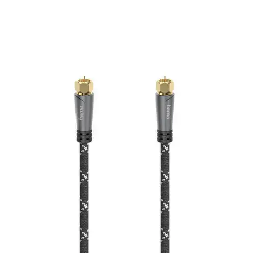 Cablu de Conectare Hama 205077, 1.5m, 120dB (Negru/Gri)