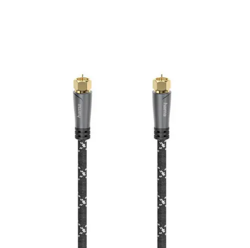 Cablu de Conectare Hama 205077, 1.5m, 120dB (Negru/Gri)