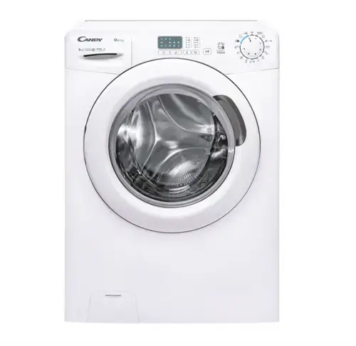 ​Masina de spalat rufe Candy EY 1281DE/1-S, Clasa D, Capacitate 8 kg, 1200 rpm, 16 programe, Tehnologie NFC, Start intarziat, Kilo Detector (Alb)​