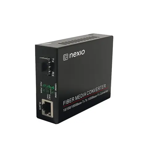 Mediaconvertor 10/100/1000M 1 port RJ45, 1 SLOT SFP - NEXIO