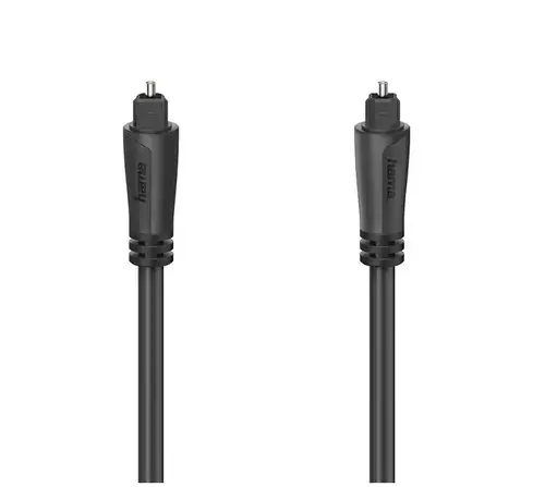 Cablu audio optic Hama 205133, 0.75m (Negru)