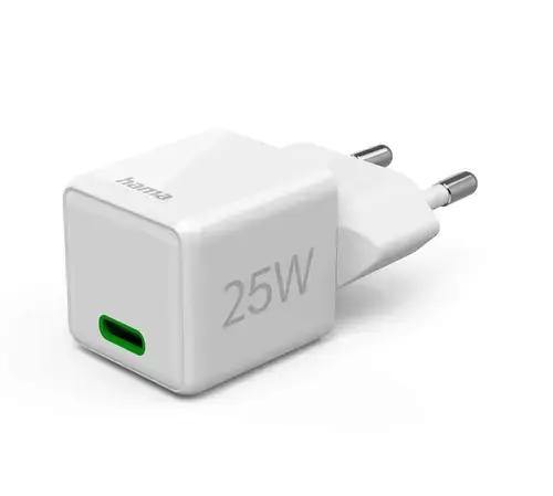 Incarcator Hama 201981, USB-C, 25W (Alb)