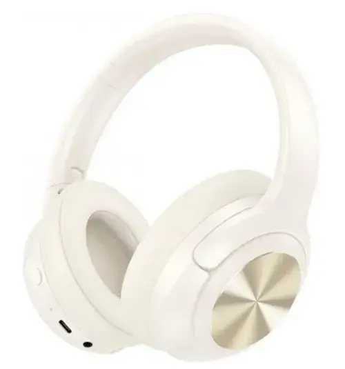 Casti Stereo Bluetooth HOCO W54, A2DP, ANC, Microfon (Alb)