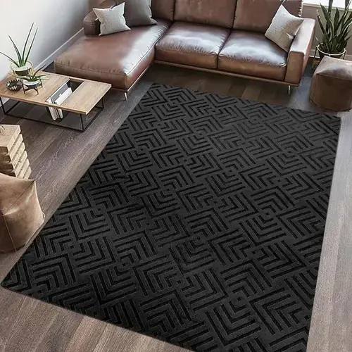 Covor Blanita Heinner Dover, 80X150 cm (Negru)