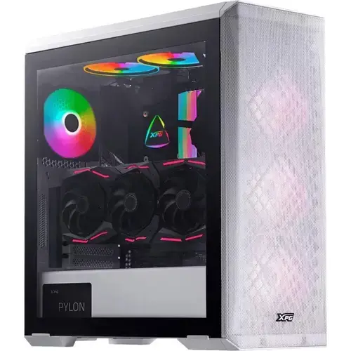 Carcasa XPG Defender, Full Tower, tempered glass (Alb)