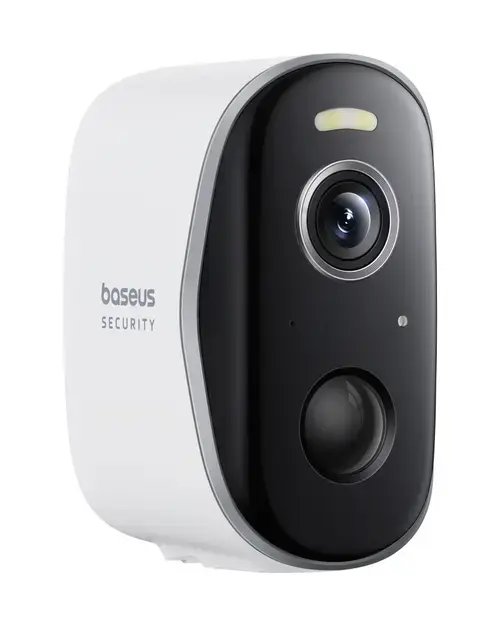 Camera supraveghere video Baseus Security N1 Plus, 2K HD, IP67, Night Vision, Autonomie 270 zile (Alb)