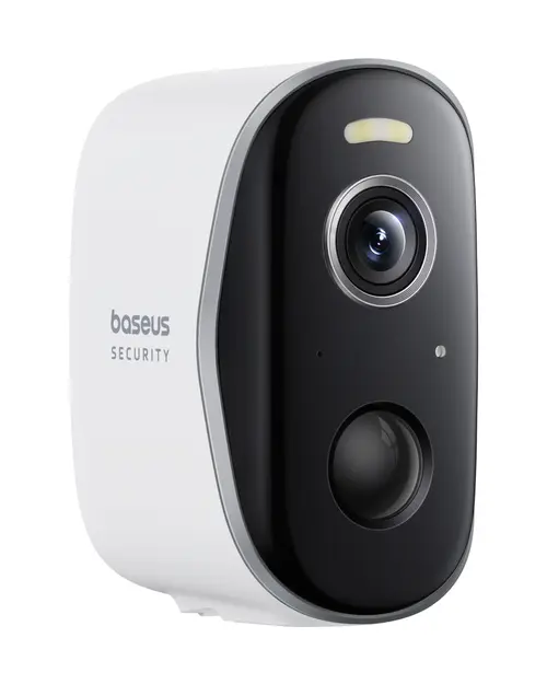 Camera supraveghere video Baseus Security N1 Plus, 2K HD, IP67, Night Vision, Autonomie 270 zile (Alb)