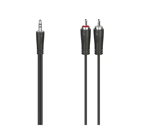 Cablu audio Hama 200720, Jack 3.5mm - RCA, 1.5m (Negru)