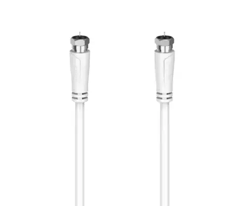 Cablu coaxial Hama 205063, 90 dB, 1.5 m (Alb)
