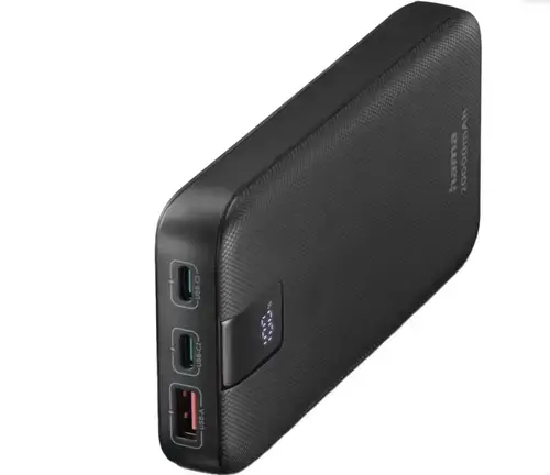 Baterie externa Hama 201719, 20000mAh, 2xUSB-C, 1xUSB-A (Gri)