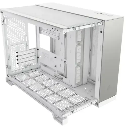 Carcasa Corsair 2500X Dual Chamber,  Mini Tower, tempered glass (Alb)
