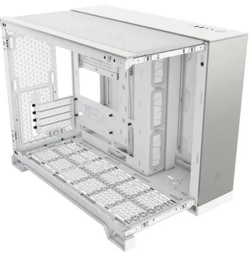 Carcasa Corsair 2500X Dual Chamber,  Mini Tower, tempered glass (Alb)