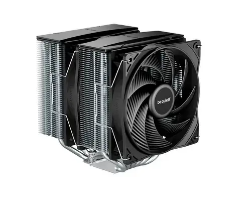 Cooler CPU be quiet! Pure Rock PRO 3 Silver, 2000 rpm (Negru)