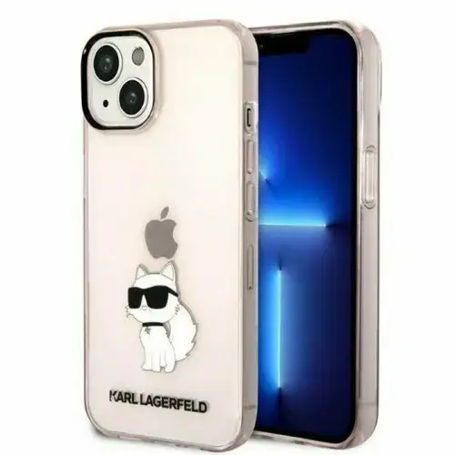 Husa de protectie Karl Lagerfeld IML Choupette NFT pentru iPhone 14 Plus (Roz)