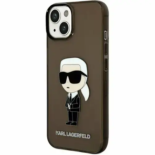 Husa de protectie Karl Lagerfeld IML Ikonik NFT pentru iPhone 14 Plus (Negru)