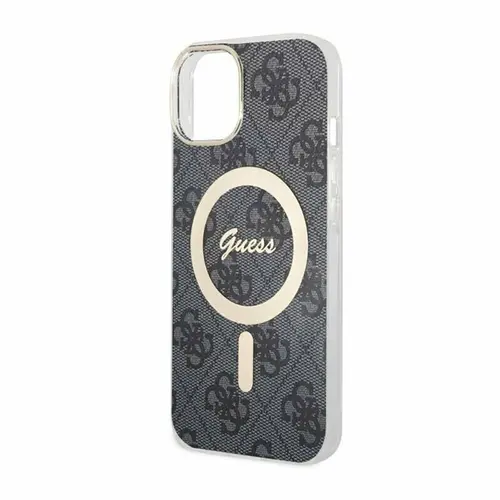 Husa de protectie Guess 4G IML MagSafe pentru iPhone 14 (Negru)