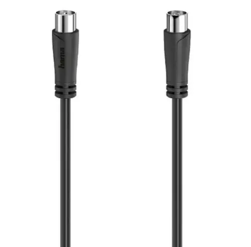 Cablu coaxial Hama 205052, 1.5 m, 90 dB (Negru)