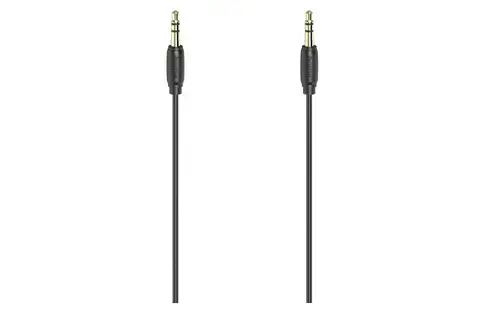 Cablu Audio Hama 205117, Jack 3.5mm, 0.5m (Negru)