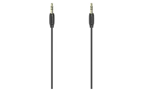 Cablu Audio Hama 205117, Jack 3.5mm, 0.5m (Negru)