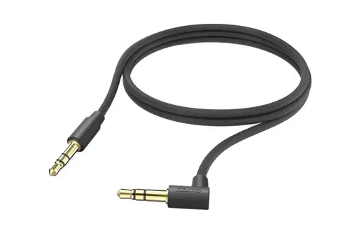 Cablu audio Hama 201530, Jack 3.5 mm, 2m (Negru)