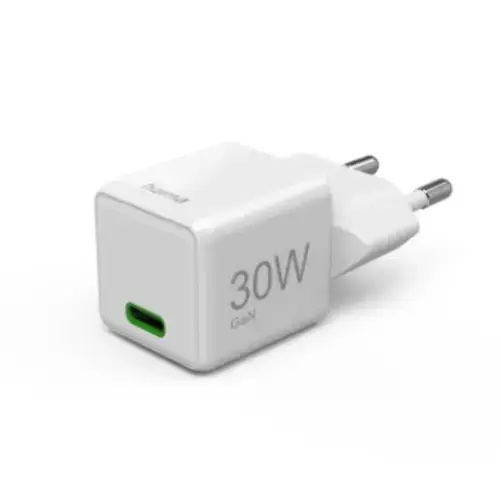 Incarcator rapid Hama 201982, USB-C, PD / QC / GaN, 30W (Alb)