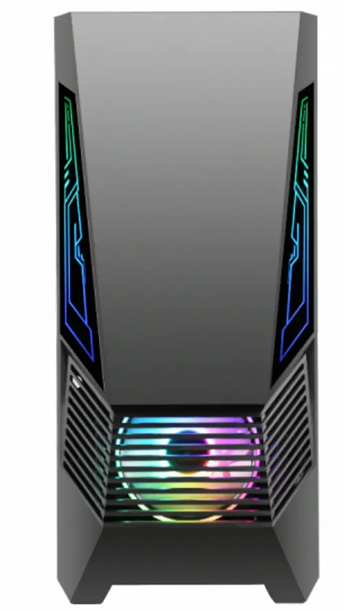 Carcasa Serioux Rogue, Middle Tower, tempered glass (Negru)