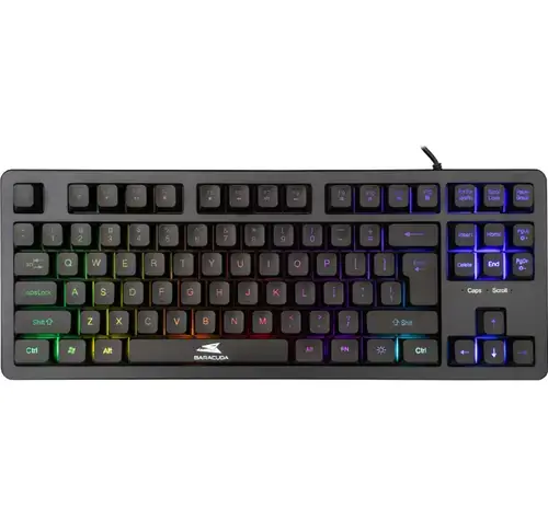 Tastatura Gaming cu fir Barracuda KRILL, RGB, 1.5m (Negru)