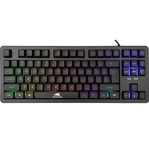 Tastatura Gaming cu fir Barracuda KRILL, RGB, 1.5m (Negru)