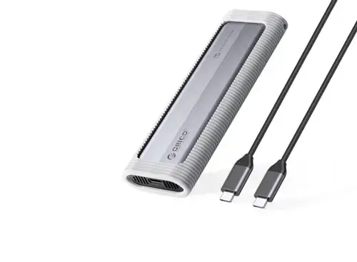 Rack Orico AXM2S-G2 pentru SSD M.2 NVMe / NGFF SATA, USB Type-C (Gri)