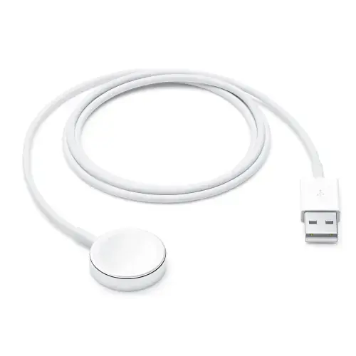 Incarcator magnetic pentru Apple Watch MW6A3ZM/A, 1m (Alb)