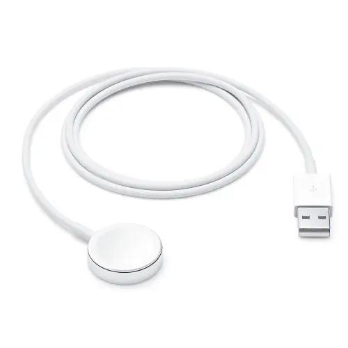 Incarcator magnetic pentru Apple Watch MW6A3ZM/A, 1m (Alb)