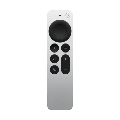 Telecomanda Apple Siri Remote Gen.3, Bluetooth, Microfon, Transmitator IR, USB-C pentru Apple TV HD/4K (Argintiu)
